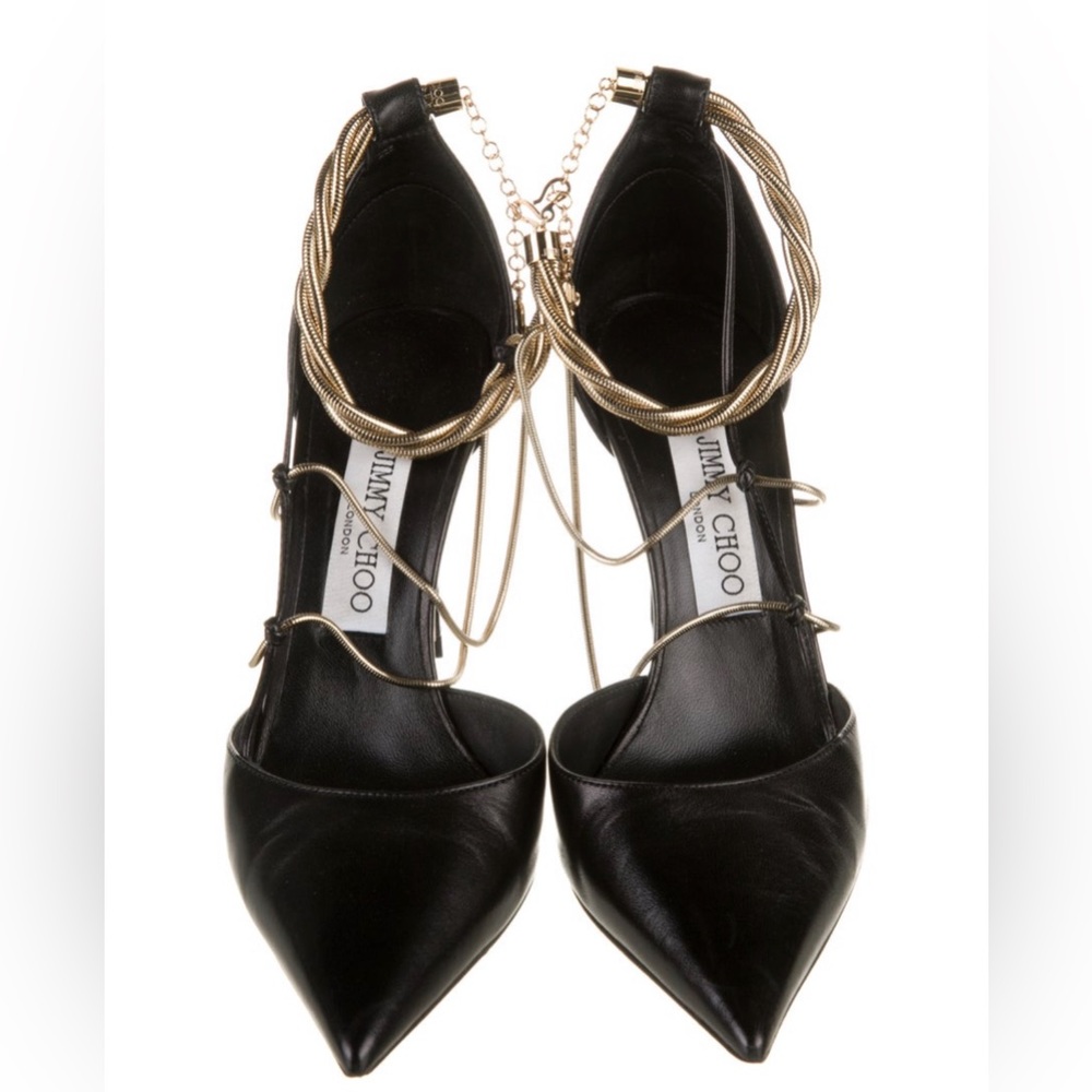 🔥SOLD🔥Jimmy Choo Patent Leather Pumps - Size: 7.5 | US7.5, IT37.5
